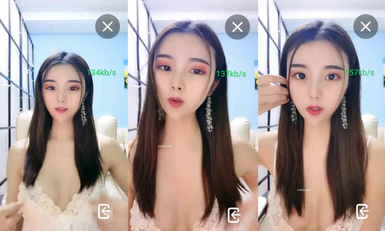 人氣女神【嫩模貝貝】制服誘惑~騷舞勾引~抖臀擠胸 (8)
